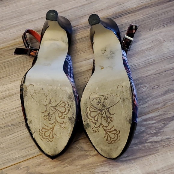 My Michelle Plaid heels - Picture 3 of 5